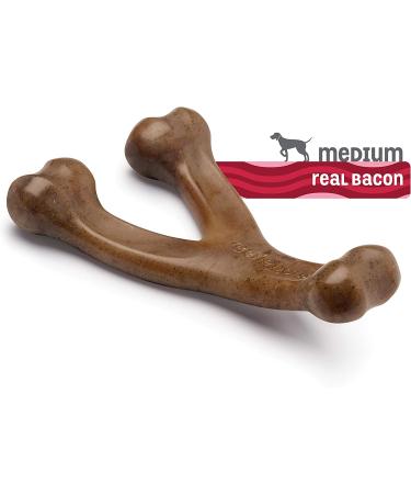 Benebone Wishbone Dog Chew Toy for Aggressive Chewers - Real Bacon Flavor - Made in USA (Medium) - Buy Online on GoSupps.com