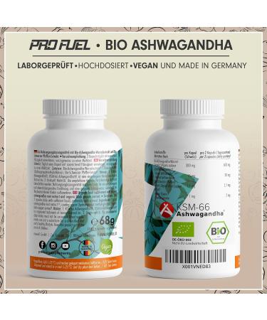 Buy Organic Ashwagandha Capsules 180x - KSM-66 600mg Pure Extract 100% Vegan Lab Tested No Additives - Fast International Shipping - Buy Online on GoSupps.com