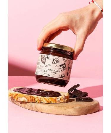  KoRo KoRo - Organic Dark Chocolate Spread Cream 400g - With fine dark chocolate - Sweet and intense taste - Vegan spread - Buy Online on GoSupps.com