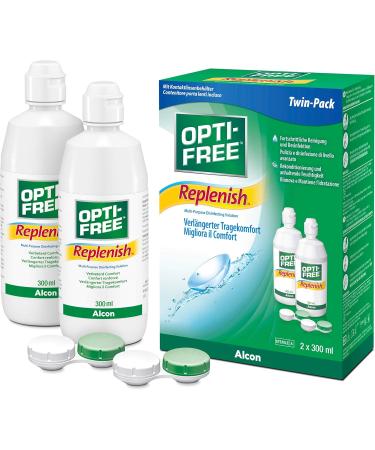 Buy Opti-Free Replenish Contact Lens Care Solution - Bulk Pack 2x300 ml | International Shipping Available - Buy Online on GoSupps.com