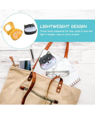 Heallily Contact Lens Case - Portable Travel Kit for Soaking & Storing Lenses - Mini Holder Container - Buy Online on GoSupps.com