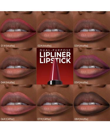  Opilroyn Lip pencils matte lipstick for women - Soft matte finish lipliner pen long-lasting easy-to-apply color lip cosmetics for girls - Buy Online on GoSupps.com