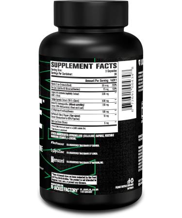 Jacked Factory Primasurge Max Testosterone Booster for Men - Natural Testosterone Supplement with Tongkat Ali Fadogia Agrestis & Sensoril Ashwagandha - Test Booster for Muscle Mass - 90 Count - Buy Online on GoSupps.com