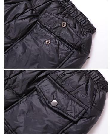 Gihuo Women's Winter Down Pants - Windproof & Warm Ski Snow Trousers in Black (Large) - Buy Online on GoSupps.com