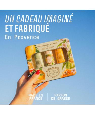 Panier des Sens - Coffret Cadeau Femme -Nouveau Trio Creme Main Hydratante Miel Provence & Amande- Id e Cadeau Femme Made in France - Coffret - 97% d'Ingr dients Naturels - 3x30ml Amande Provence & Miel - Buy Online on GoSupps.com