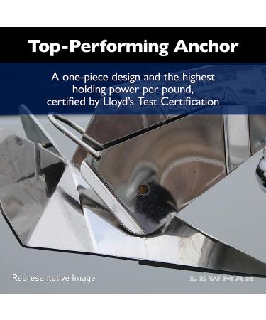 Lewmar 9 lbs Galvanized Steel Delta Anchor - Marine Grade Boat Anchor - Buy Online on GoSupps.com