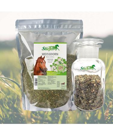 Stiefel Hawthorn | Pack of 2 | 2 x 500 g | Horse Food | For Heart Support and Circulation | With Cut Flowers and Leaves | Natural Ingredients - Buy Online on GoSupps.com