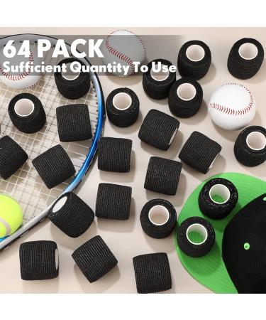 96 Pack 2 x 5 Yard Self Adhesive Bandage Wrap - Black Cohesive Elastic Athletic Tape for Wrist, Ankle - Breathable & Stretchy Sports Wound Tape - Buy Online on GoSupps.com
