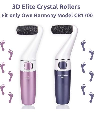Own Harmony Regular Coarse Refill Rollers - 3 Pack Replacement Heads for CR1700 Electric Callus Remover - Professional Foot Care for Healthy Feet - Buy Online on GoSupps.com
