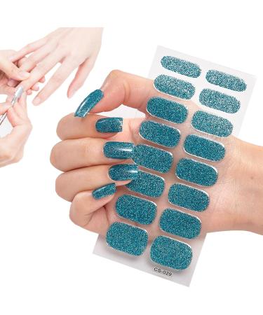 Nail Polish Strips Long Lasting Nail Polish Stickers 16 Sheets Nail Stickers Semi Cured Gel Nail Strips Full Nail Polish Sticker Gel Nail Strips Semi Cured Gel Nail Strips Stickers Nail Polish Ss029 - Buy Online on GoSupps.com