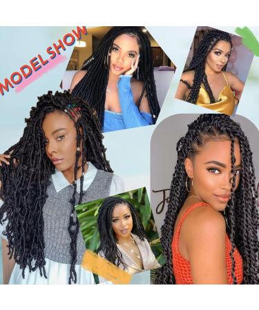 ATRAENTE 24 Inch Marley Twist Braiding Hair for Passion Twist & Faux Locs - Pack of 4 (1B) - Buy Online on GoSupps.com