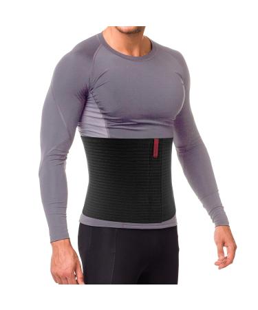 ORTONYX Abdominal Binder for Men and Women - Postpartum & Post-surgery Support Belt - Black (L/XXL) - Buy Online on GoSupps.com