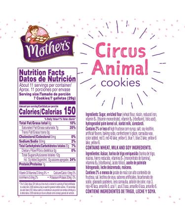 Mother's Circus Animal Cookies - 11 Ounce | Delicious Snack for Any Occasion - Buy Online on GoSupps.com