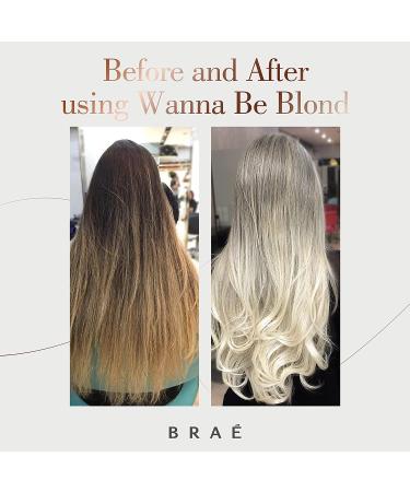 Brae Wanna Be Blond Bleach Powder - Collagen-Rich Formula for Safe & Conditioning Lightening Results - Buy Online on GoSupps.com