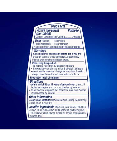 TUMS Extra Strength Antacid Tablets - Chewable Heartburn & Acid Indigestion Relief - 330 Count - Buy Online on GoSupps.com