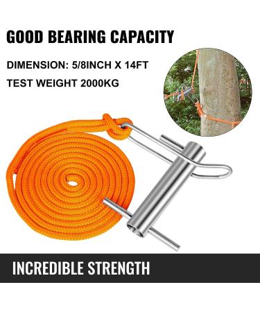 Happybuy 14ft Whoopee Sling with Stainless Steel Port A Wrap - 4409LBS Weight Capacity - Buy Online on GoSupps.com