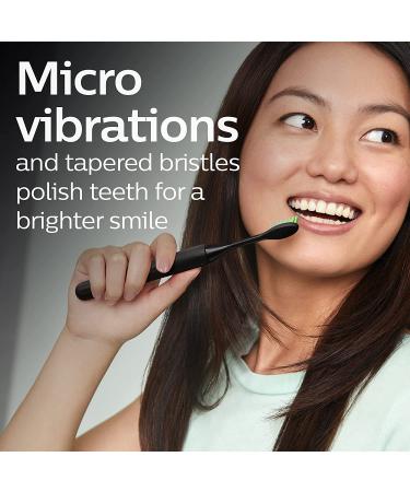 Philips One by Sonicare Rechargeable Toothbrush - Shadow Black HY1200/06 - Buy Online on GoSupps.com