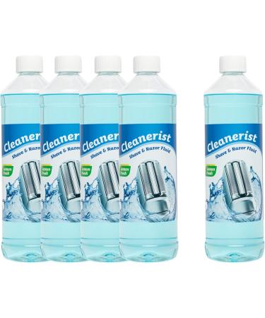 Cleanerist Shaving Head Cleaner for Braun Clean&Charge Stations - 5 x 1 Litre | Compatible with Series 5: 5070cc & 5090cc - Buy Online on GoSupps.com