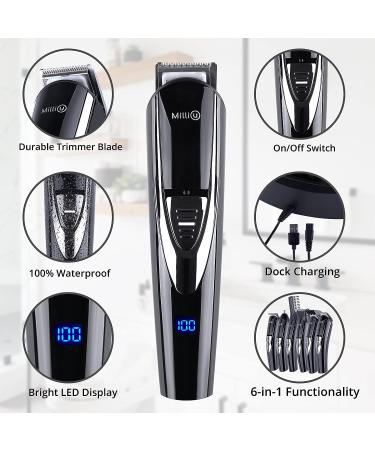 Cordless Waterproof Beard Trimmer for Men - Hair and Body Grooming Tool - Men's Electric Beard Shaver - Ideal for Well-Groomed Facial Hair - Buy Online on GoSupps.com