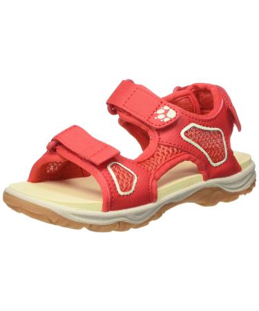 Jack Wolfskin Unisex Kids Taraco Beach K Sandal 32 EU Red Red Champagne 2132