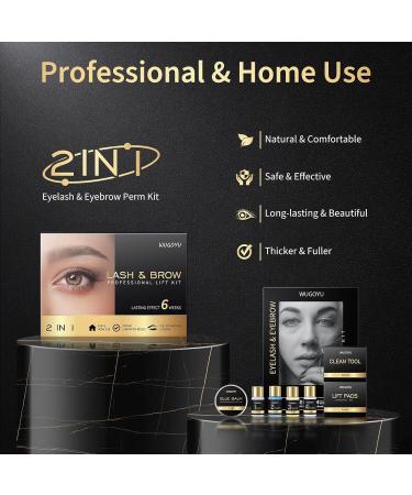 Lash Lift & Brow Lamination Kit | Professional 2 IN 1 Eyelash & Eyebrow Perm Kit for Salon & Home Use - Lasts 4-6 Weeks - Buy Online on GoSupps.com