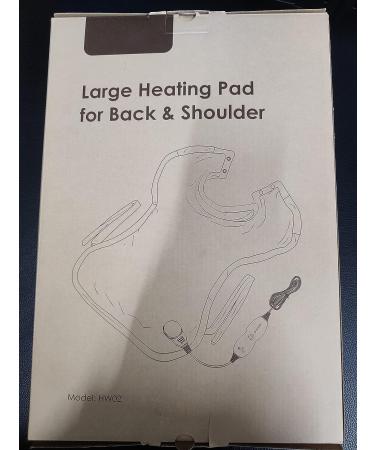 Heating Pad for Back and Shoulder Pain Relief | Electric Wrap with 4 Heat Settings | Wearable Large Heating Pad Neck and Shoulder Wrap | 2 Hr Auto Shut Off | Washable | Blue - Buy Online on GoSupps.com