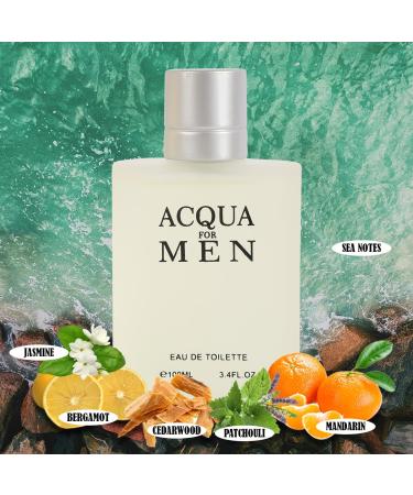 EBC PERFUME Acqua Spray Cologne - Eau De Toilette for Men - 3.4 fl.oz - Buy Online on GoSupps.com
