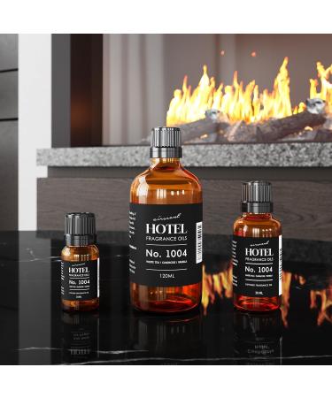 AirScent Hotel Diffuser Oil No. 1004 - White Tea Oakmoss and Vanilla - Premium Fragrance Oil for Ultrasonic and Waterless Diffusers and Crafting - 10 mL .34 fl oz Glass Dropper Bottle White Tea Oakmoss and Vanilla 0.34 F  - Buy Online on GoSupps.com