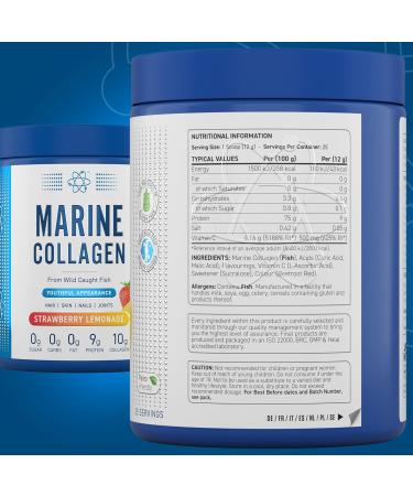 Applied Nutrition Marine Collagen Strawberry Lemonade 300G - Buy Online on GoSupps.com