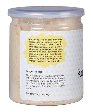 Kaolin Clay Powder 14 oz - Ideal for Soap Making, Face Cleansing, and Oily Skin - Yogi's Gift - Buy Online on GoSupps.com