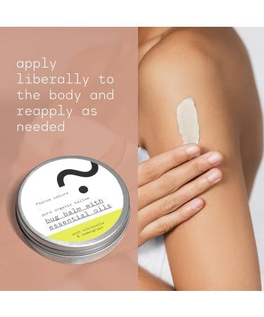 Bug Balm with Essential Oils Natural Tallow Balm with Citronella Vitamin-Rich Body and Hand Balm Men and Women Nourishing Bug Body Balm Light Lemongrass Scent 100g - Fierce Nature - Buy Online on GoSupps.com