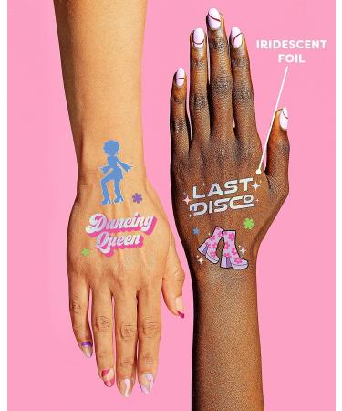 XO Fetti Last Disco Temporary Tattoos - 42 Glitter Styles | Bachelorette Party Decor & Bridal Shower Supplies - Buy Online on GoSupps.com