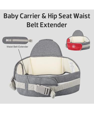 AGUDAN Waistband Extender  Ergonomic Baby Waist Extension Belt Adjustable Gy - Buy Online on GoSupps.com