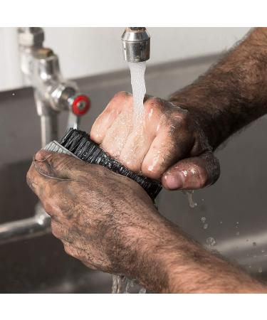 Grip Clean Heavy Duty Nail Scrub Brush for Men & Mechanics - Removes Tough Dirt from Hands & Under Nails | Stiff Bristle Hand & Nail Cleaning Brush with Suction Cup - Buy Online on GoSupps.com