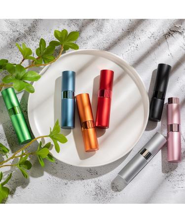 Toureal 8ml Perfume Atomiser for Travel (7 PCS) - Refillable Spray Bottles Aftershave Dispenser | Multicolor Set - Buy Online on GoSupps.com
