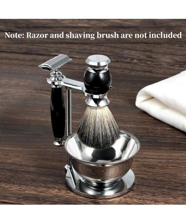 GRUTTI 2-in-1 Shaving Bowl Men's Shaving Set with Deluxe Chrome Razor Stand - Perfect Gift for Men - Buy Online on GoSupps.com