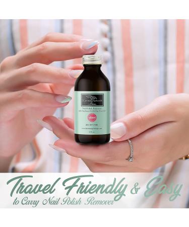 Karma Organic Nail Polish Remover with Soybean and Tea Tree Oil - Non-Toxic, Vegan, Cruelty-Free, Acetone-Free, 4 fl. Oz - Buy Online on GoSupps.com