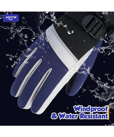 Buy Aotow Children's Ski Gloves - Warm Waterproof Windproof Softshell for Snow Sports - Size M (4-6 Years) - Ideal for Young Girls - Buy Online on GoSupps.com