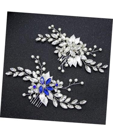 FRCOLOR bridal side comb wedding side comb wedding flower hair comb wedding hair accessories jewelry comb bride pearl hair comb wedding diamond comb bridal hair comb grace banquet crystal - Buy Online on GoSupps.com