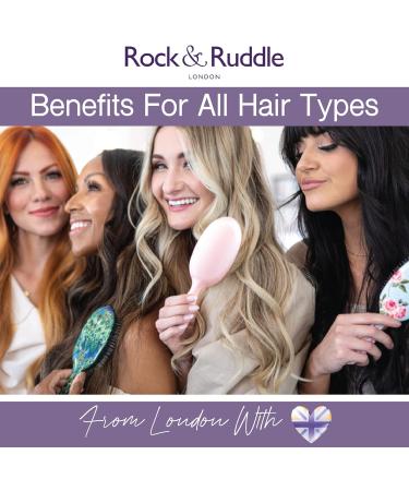 Rock & Ruddle Natural Pure Boar Bristle Hair Brush for Women and Kids (Large 21cm) - Perfect for Wet or Dry Hair Detangling Smoothing Blowdrying - Made in UK - Elephant Large Pure Boar Bristle Elephant - Buy Online on GoSupps.com