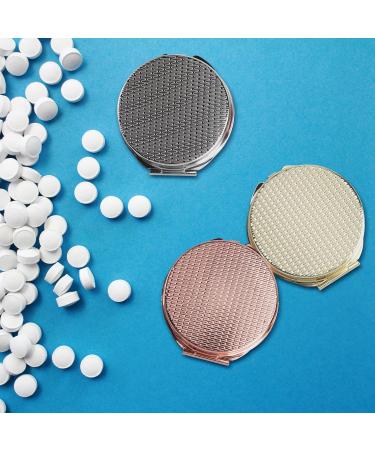 FOMIYES 3pcs Compartment Metal Pill Organizer | Colorful Medicine Box & Storage Case - Perfect for Travel & Home - Buy Online on GoSupps.com
