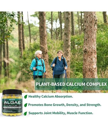 Vegan Sugar-Free Calcium Gummies 600 mg Supplement with Vitamin D3 for Bone Strength - 60 Count - Buy Online on GoSupps.com