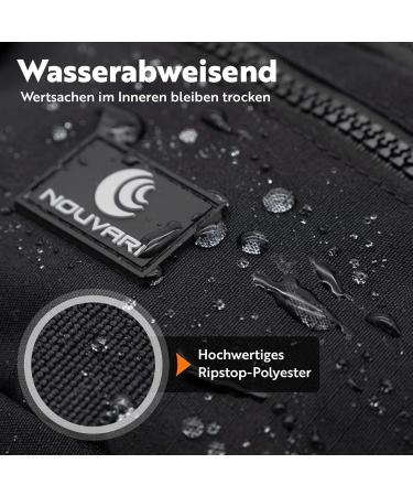 Bellbeat Unisex Black Water-Repellent Belt Bag | Hip Pocket for Festivals Camping & Hiking | Travel Essential - Buy Online on GoSupps.com