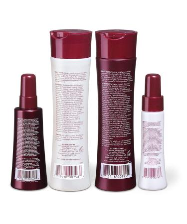 Keranique Damage Control Anti-Hair Loss Kit - Hair Growth Shampoo & Conditioner with Lift and Repair Spray, Follicle Boosting Serum - 60 Days - Buy Online on GoSupps.com
