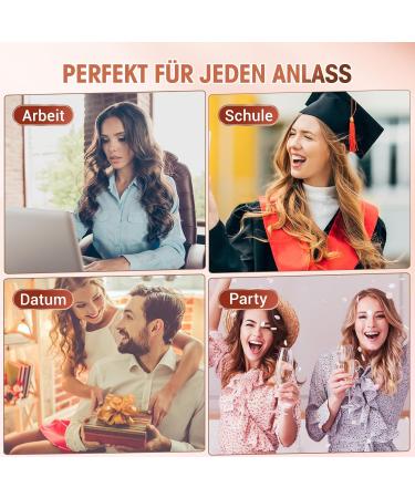 3 Barrel Curling Iron for Beach Waves - Adjustable Fast Heating Wave Iron in Rose Gold | Perfect for Long & Short Hair - Buy Online on GoSupps.com