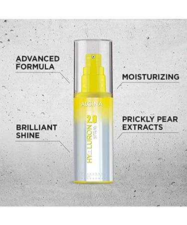 ALCINA Hyaluron 2.0 Spray - 125 ml Hydrating Spray for Dry Hair | Unscented Moisture Solution | International Shipping Available - Buy Online on GoSupps.com