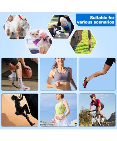 Self Adhesive Bandage Wrap 12 Pack | 2" x 5 Yards Cohesive Tape for Sports Injuries & Pet Care - Buy Online on GoSupps.com