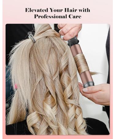 1 1/4 Inch Tourmaline Ceramic Curling Iron with LCD Display - Dual Voltage Includes Glove Comb Clips & Pad for Long Hair | International Shipping - Buy Online on GoSupps.com