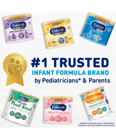 Enfamil ProSobee Soy-Based Infant Formula | Lactose-Free, Milk-Free, DHA | Plant-Sourced Protein Powder | 20.9 Oz (Pack of 4) - Buy Online on GoSupps.com