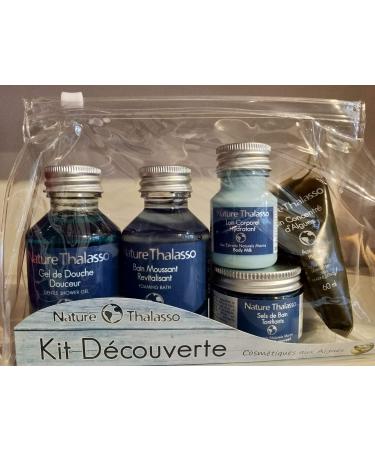 Nature discovery kit thalasso cosmetics with algae